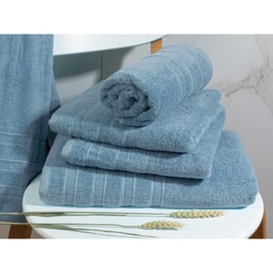 DoubleLife Handdoeken xl 70x140 cm set van 4 100% katoen, waarvan 50%
