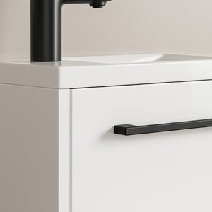Badplaats Toiletmeubel met wasbak florence 40 x 22 cm – mat – fonteinmeubel