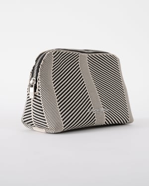 Knitty Makeup Bag in Black