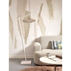 Good&Mojo Vloerlamp zanzibar bamboe/ rotan 63x40x150cm