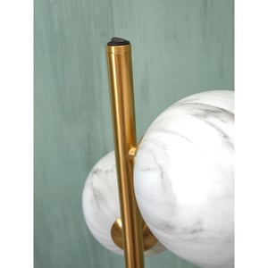 It's about RoMi Vloerlamp carrara goud/ 30x30x160cm 3l