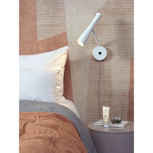 It's about RoMi Wandlamp bordeaux - 10.5x26x34.5cm