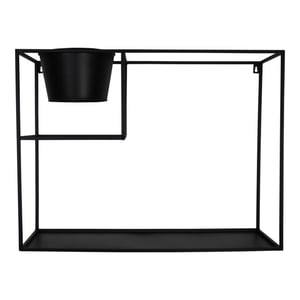 House Vitamin Metalen wandkast met pot-60x19x45cm--