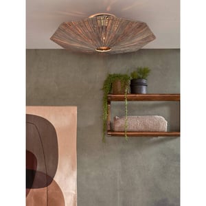 Good&Mojo Plafonniere panama donker 65x65x7cm