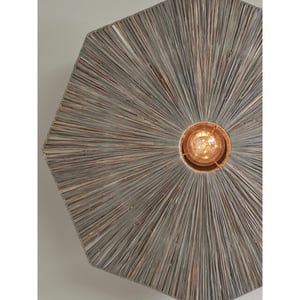 Good&Mojo Plafonniere panama donker 65x65x7cm