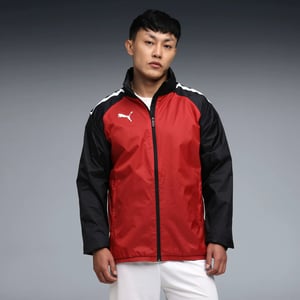 Puma Mens Teamliga All Weather Rain Jacket Waterproof Coat Red 657245