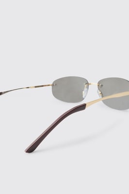 Oval Tinted Sunglasses