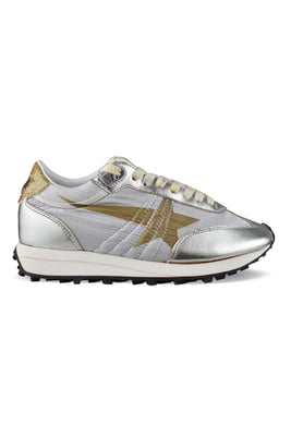 Golden Goose Deluxe Brand Sneakers Marathon lopen Zilver