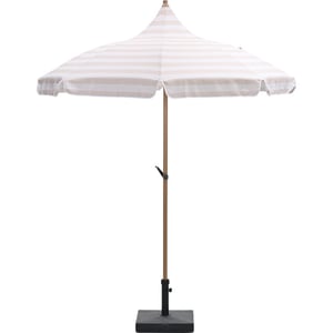 Garden Impressions Aloha stokparasol Ø200 cm light teak look taupe/ecru
