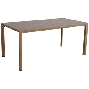 Garden Impressions Felini tuintafel aluminium 160x84 cm light teak look