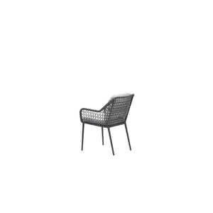 Garden Impressions Toledo dining fauteuil carbon black dark grey valley sand