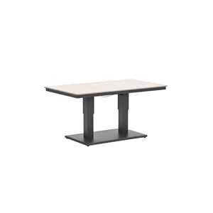 Garden Impressions Cyprus tafel- in hoogte verstelbaar 150x87cm -c. black-light teak