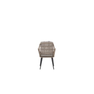 Garden Impressions Allasio dining fauteuil c. black desert sand vironwood