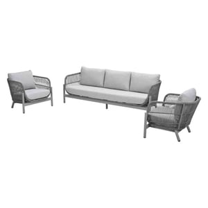 Garden Impressions Catanzaro aluminium/rope loungeset - valley sand
