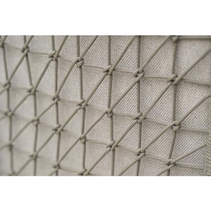 Garden Impressions Venice dining fauteuil carbon black rope taupe desert sand
