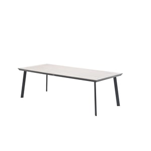 Garden Impressions Vigo tafel 230x100 cm carbon black -light teak vironwood