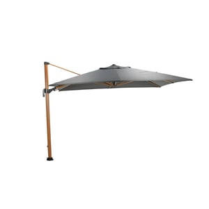 Garden Impressions Hawaii big pole ii parasol 350x350 cm l. teaklook -royal antraciet