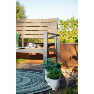 Garden Impressions Detroit parkbank aluminium polywood 122 cm
