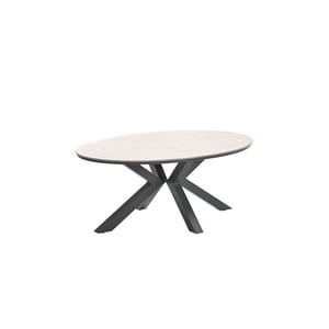 Garden Impressions Edison tuintafel ovaal 180 cm light teak vironwood