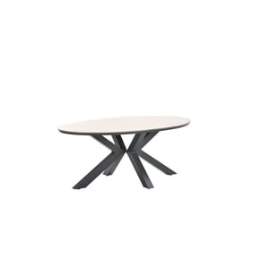 Garden Impressions Edison tuintafel ovaal 180 cm light teak vironwood