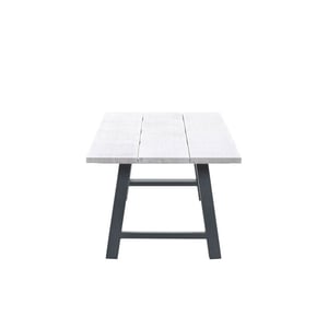 Garden Impressions Olympus tafel 220x100 cm carbon black grey teak look