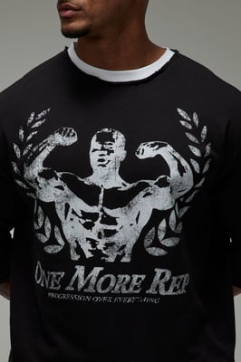 One More Rep Faux Layer Rag Top