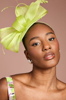 Bow and Feather Fascinator