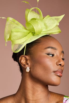 Bow and Feather Fascinator