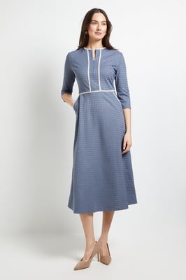 Principles Binded Long Sleeve Midi Dress