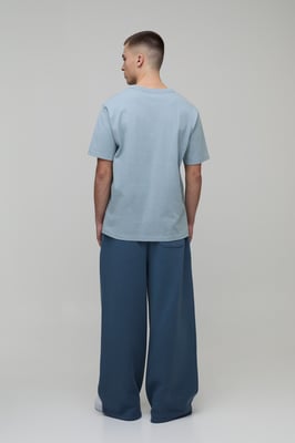 Extreme Wide Leg High Build Printed Jogger