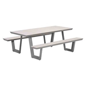 Garden Impressions Bell aluminium picknick set 200x178 cm -