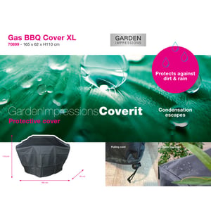 Garden Impressions Coverit gas bbq hoes maat xl 165/85x62xh110 cm