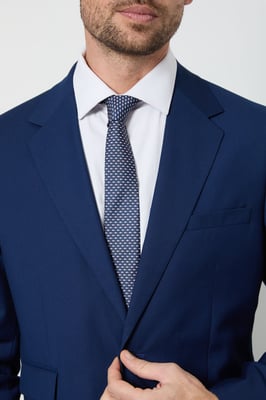Navy Fish Pattern Tie