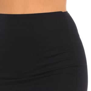 Dames Bamboe Onderrok met Elastische Taille Q301
