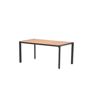 Garden Impressions Felini tafel 160x84 cm carbon black light teaklook