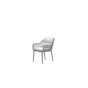 Garden Impressions Toledo dining fauteuil carbon black - valley sand