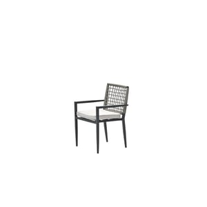 Garden Impressions Florance dining fauteuil carbon black rope taupe desert sand