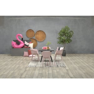 Garden Impressions Douglas dining tuintafel 90x90 cm carbon black