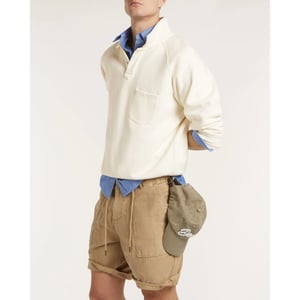 Denham Us navy polo sweatshirt hcs
