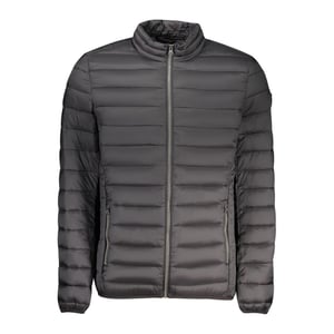 Leren Bikerjack met Zilveren Hardware