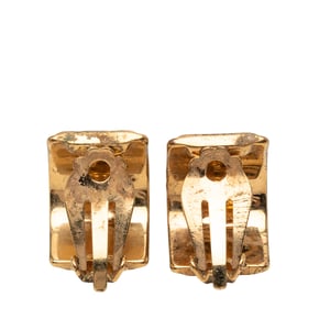 Pre-owned Enamel Cloisonne Clip On Earrings