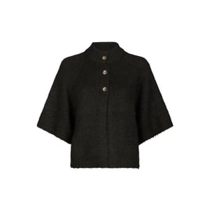 Neo Noir benuta fluffy knit cardigan 165816 676 dark brown