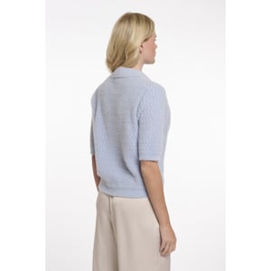 Rino & Pelle short sleeve top moisa.5002622 light blue