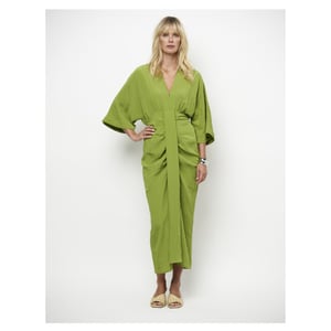 Dante 6 Bradshaw pleated long dress jurken 261280