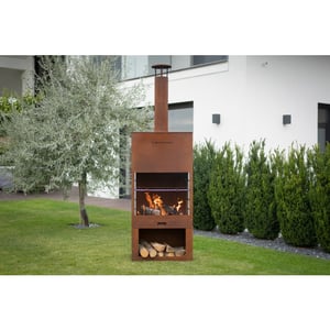 Westmann Barbecue en open haard roest 41x70x229 cm wmlg610-b