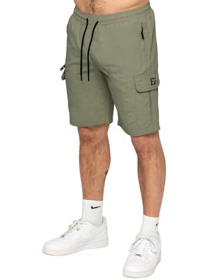 Enzo | Heren Geweven Utility Cargo Shorts
