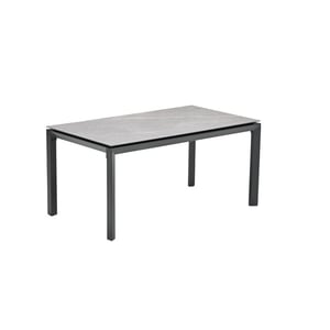 Garden Impressions Domingo dining tuintafel 160x90cm grijs aluminium