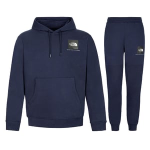 The North Face Men’s Small Box Hooded Tracksuit Set Navy