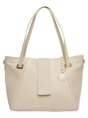 Isabella Rhea Beige Rundleer Tas