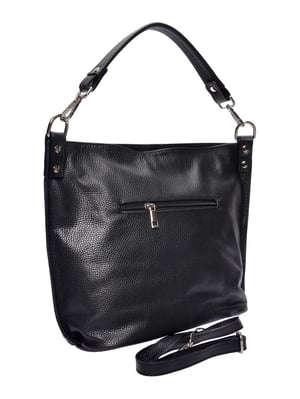 Roberta M Zwart Rundleer Tas